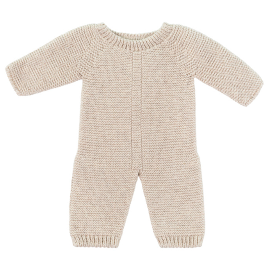 Dzianinowa Piżama 38 - Beżowa - Rozmiar 38 - Ubranko Dla Lalek - Miniland - LILLITOY