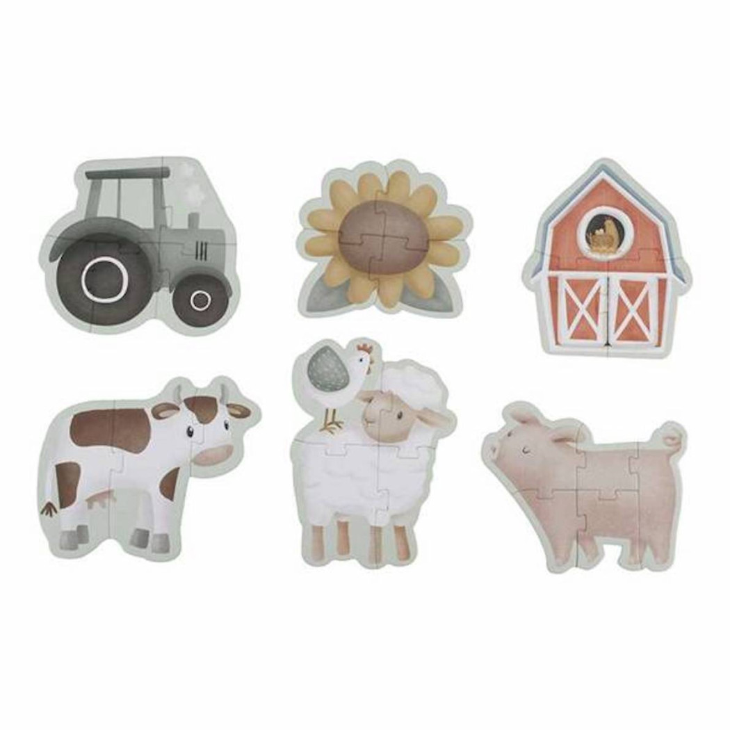 Little Farm - Puzzle 6 Elementów - Little Dutch