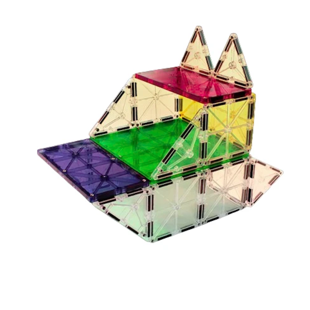 Rectangles - Prostokąty Zestaw do Rozbudowy - Klocki Magnetyczne 8 elementów - Magna-Tiles