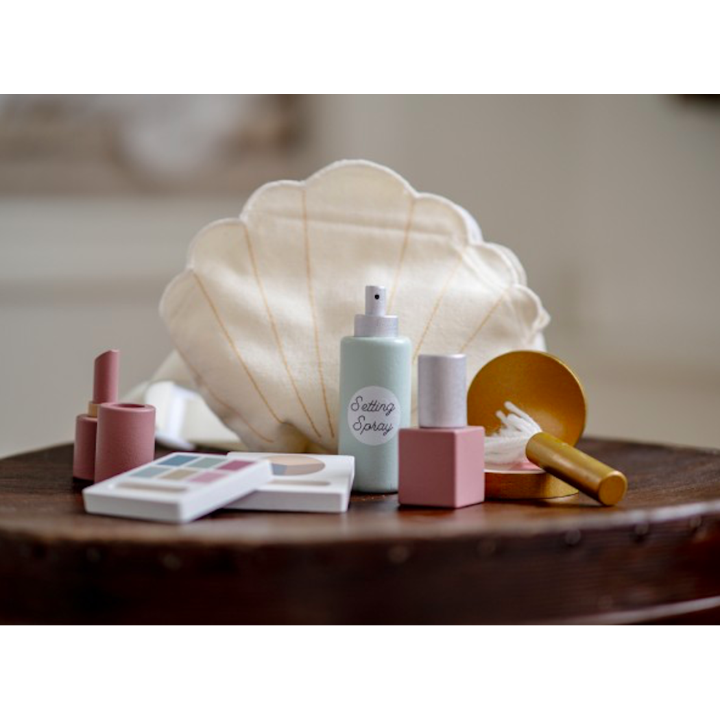 WYPRZEDAŻ Pas Wizażystki Akcesoria do Makijażu - Drewniane Elementy - Make-up Artist MUA Beauty Belt - JaBaDaBaDo