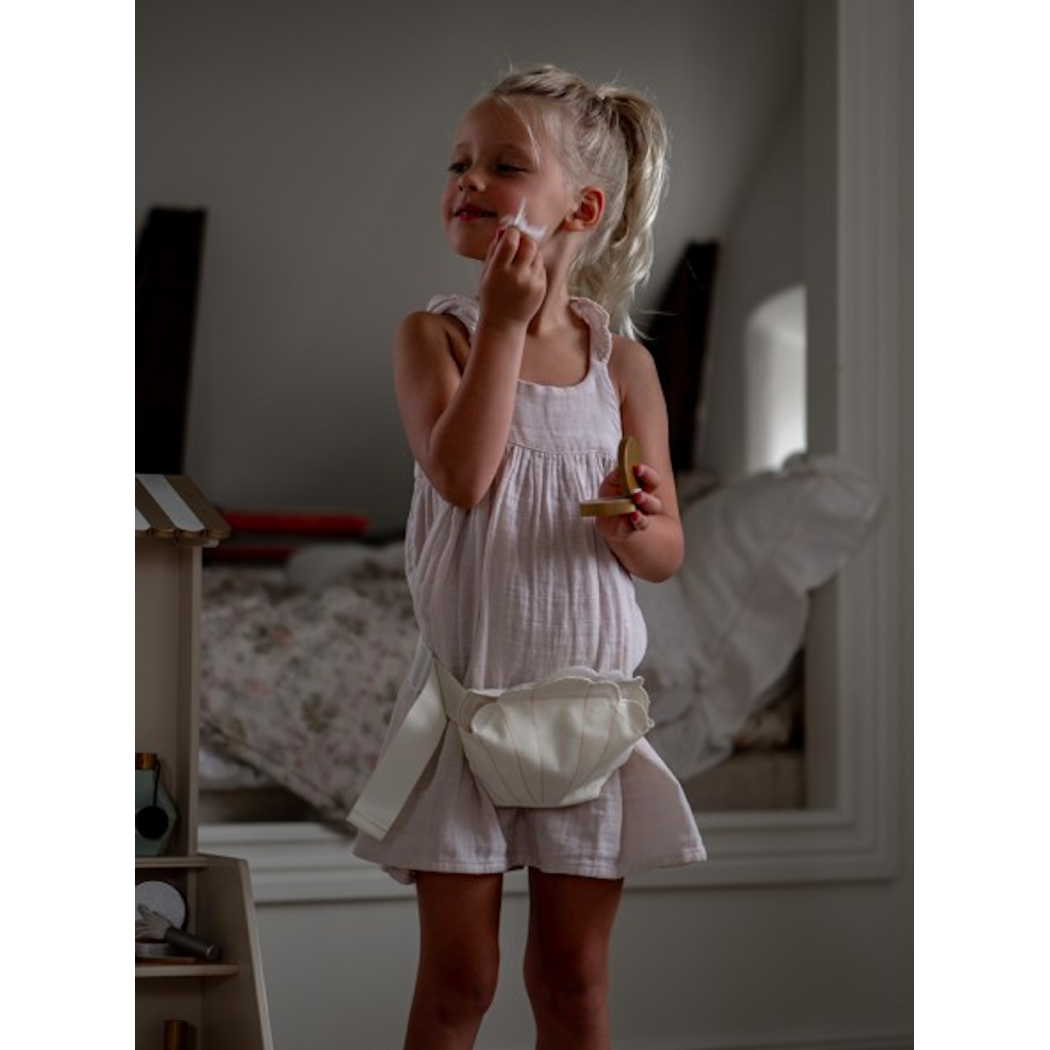 WYPRZEDAŻ Pas Wizażystki Akcesoria do Makijażu - Drewniane Elementy - Make-up Artist MUA Beauty Belt - JaBaDaBaDo