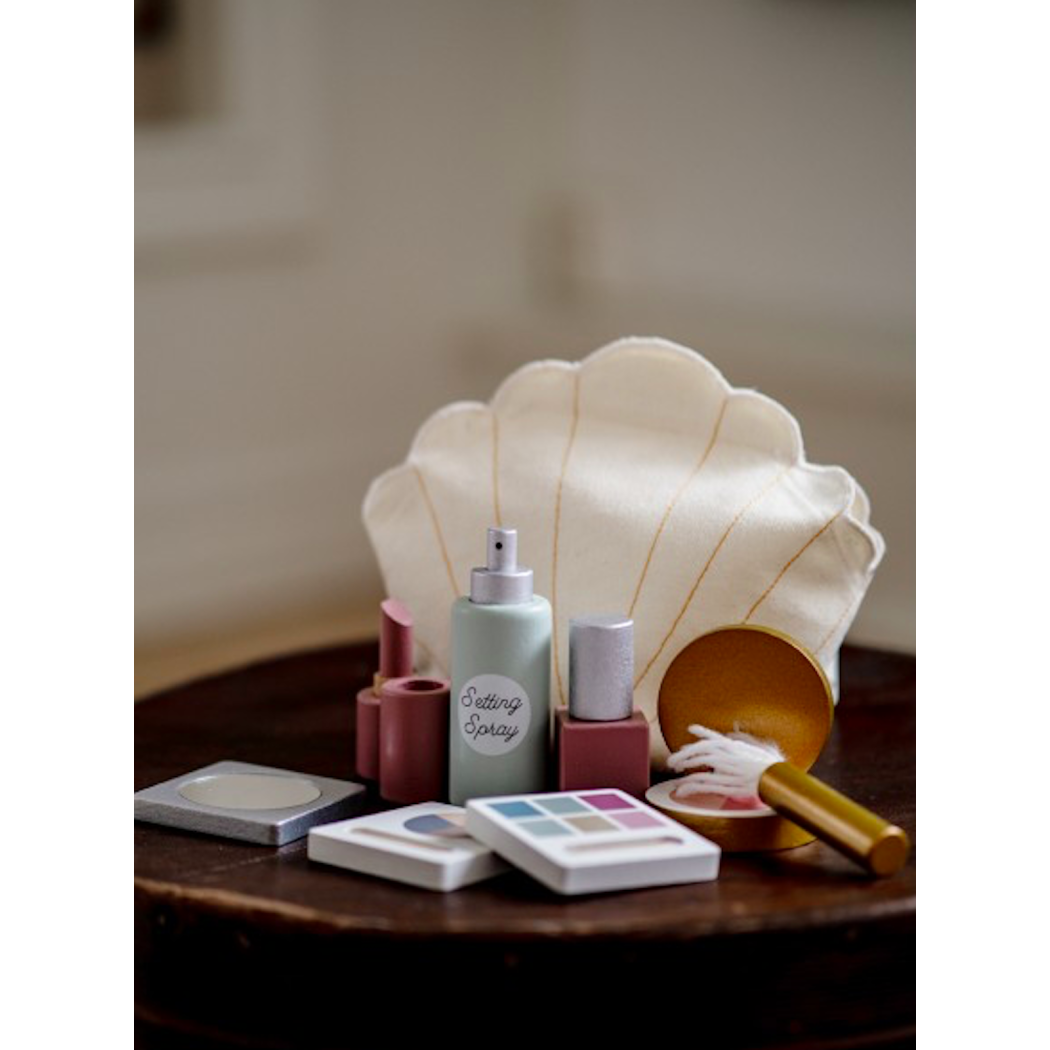 WYPRZEDAŻ Pas Wizażystki Akcesoria do Makijażu - Drewniane Elementy - Make-up Artist MUA Beauty Belt - JaBaDaBaDo