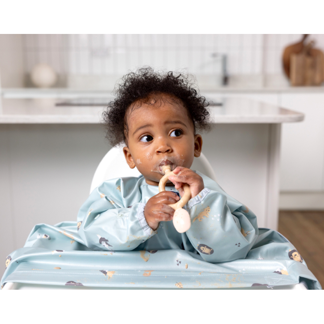 Arctic Amigos - Wodoodporny Śliniak z długim rękawem BLW - BIBaDO