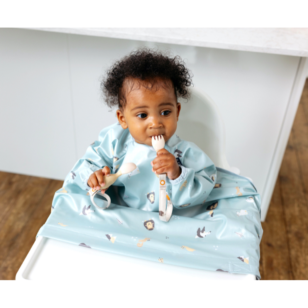 Arctic Amigos - Wodoodporny Śliniak z długim rękawem BLW - BIBaDO