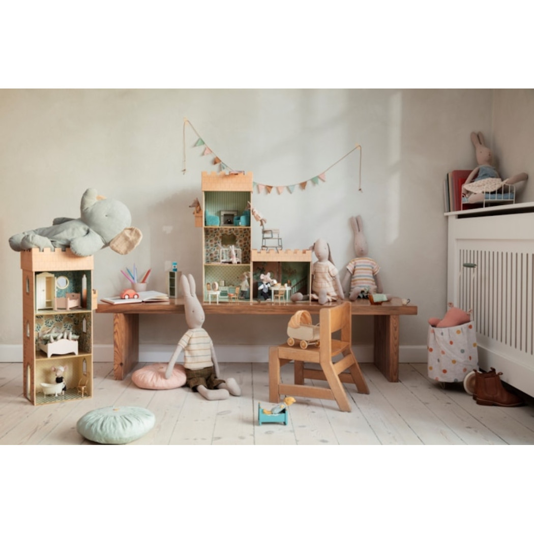 Króliczek w Niebieskiej Koszulce i Zielonych Spodenkach - Rabbit size 2 - Classic - Shirt And Shorts - Maileg