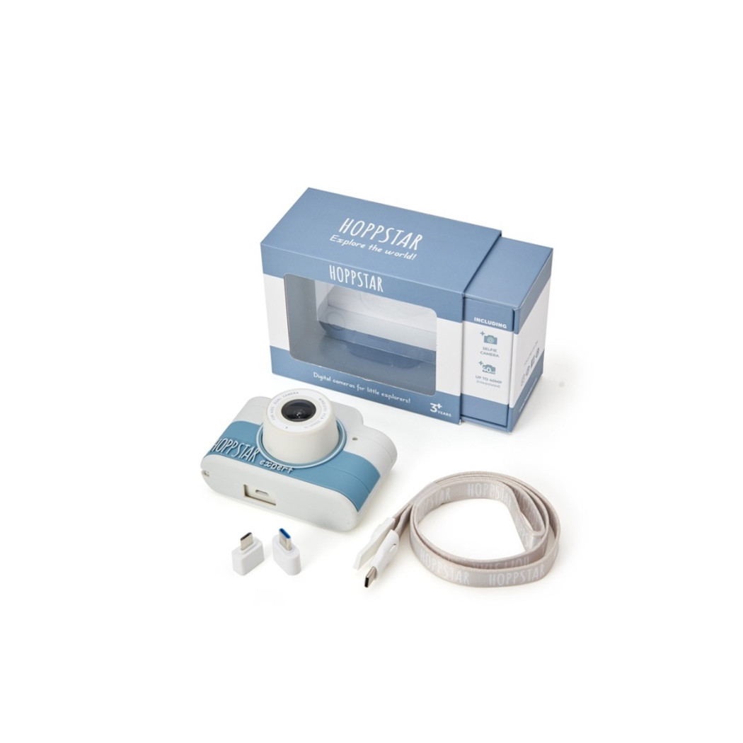 Expert Yale - Aparat Fotograficzny dla Dzieci z Obiektywem do Selfie - Hoppstar - Niebieski