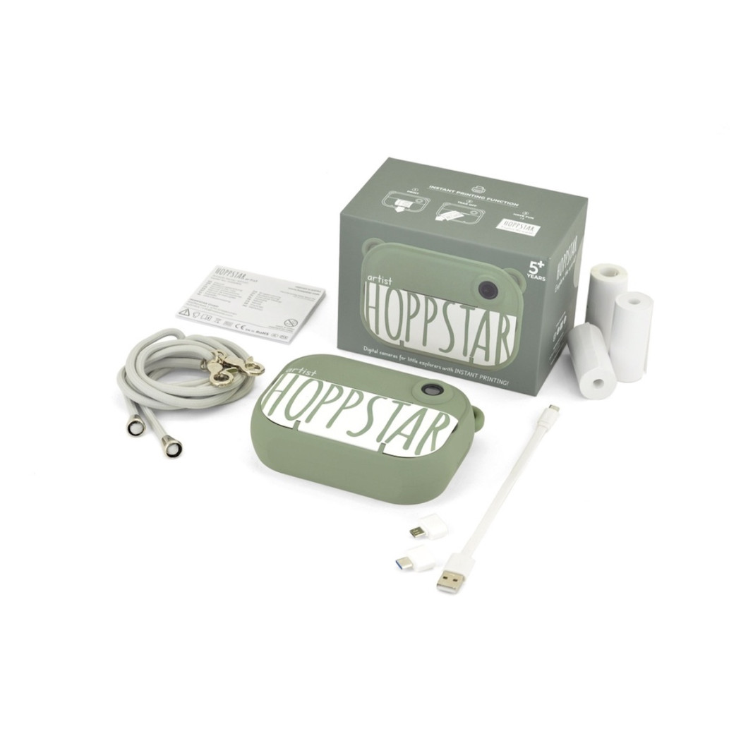 Artist Laurel - Aparat Fotograficzny dla Dzieci z Natychmiastowym Wydrukiem - Hoppstar - Zielony