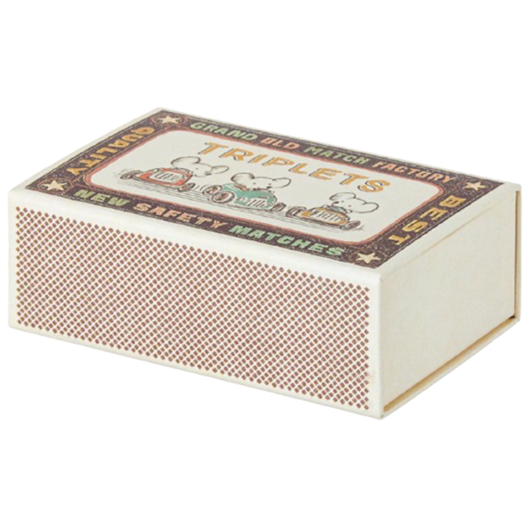 Myszki Trojaczki w Pudełku - Triplets In Matchbox - Baby Mice - Maileg