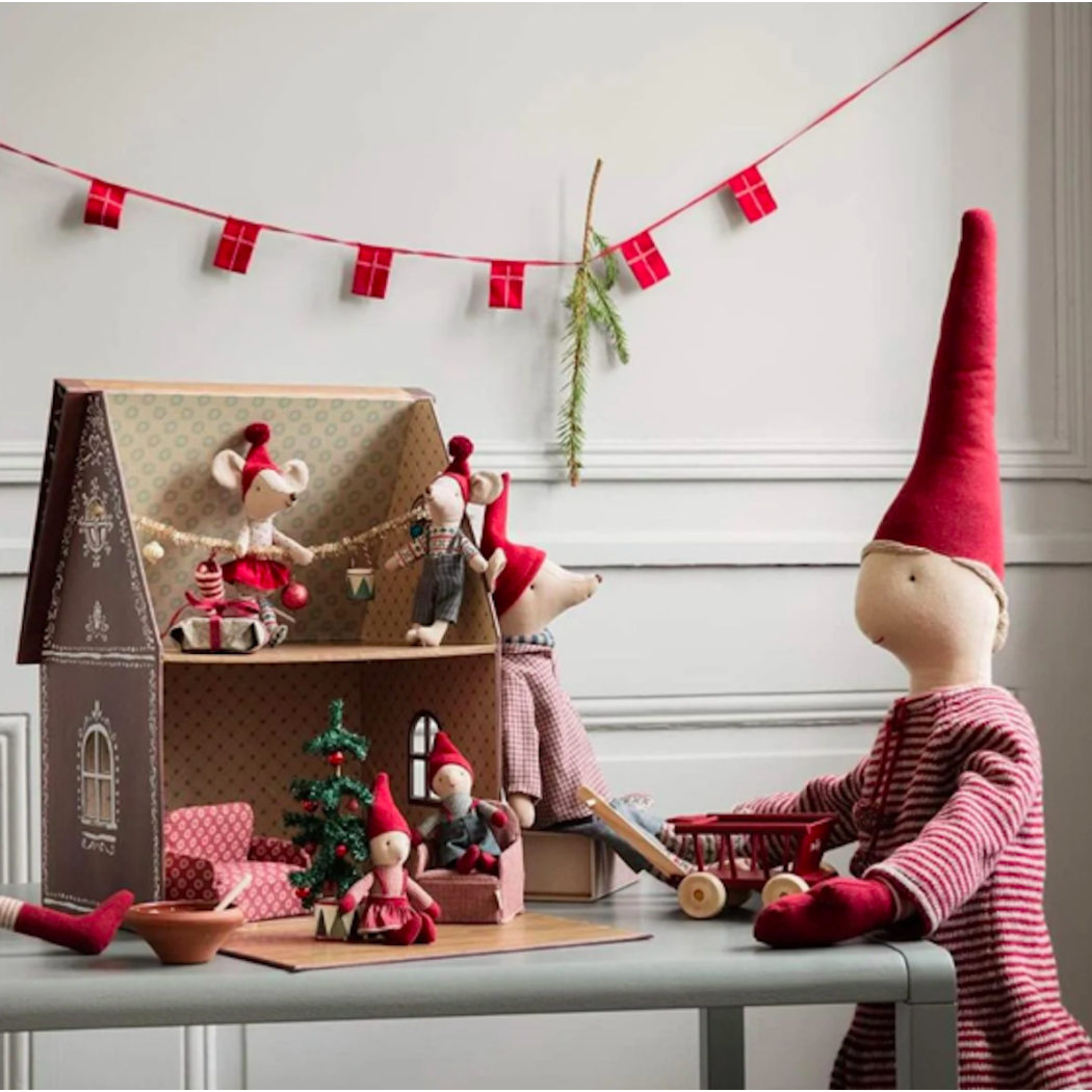 Duża Torebka Papierowa - Big Gift Bag Christmas Wishes - Maileg