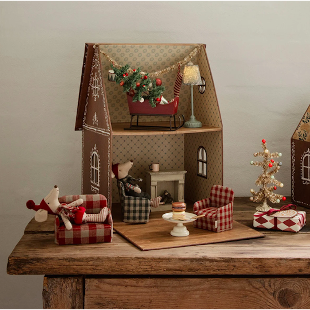 Duża Torebka Papierowa - Big Gift Bag Christmas Wishes - Maileg