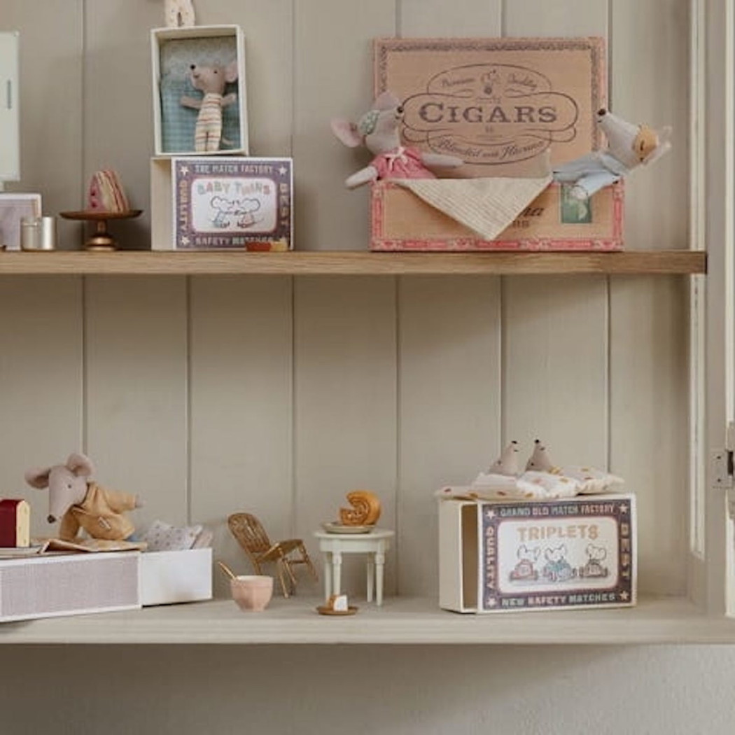 Różowa Torebka Kartonowa - Castle Rose - Paper Bag - Maileg