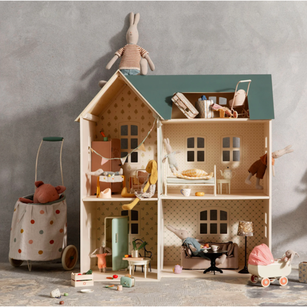 Narty Dla Myszki Mamy i Taty - Ski And Ski Poles Mum & Dad Mouse - Maileg