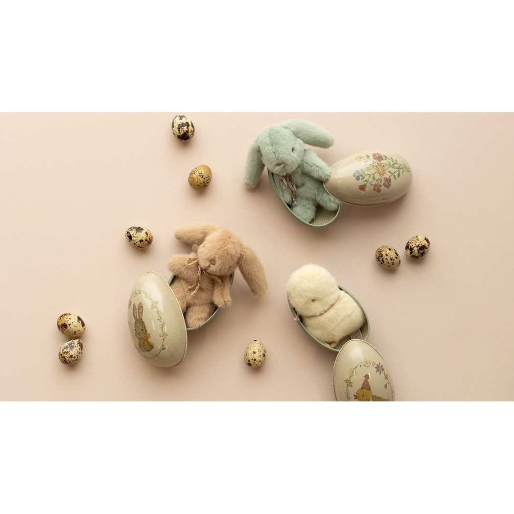 WYPRZEDAŻ Baranek z Żółtą Kokardką - Dekoracja Wielkanocna - Easter Metal Ornament Lamb - Yellow - Maileg