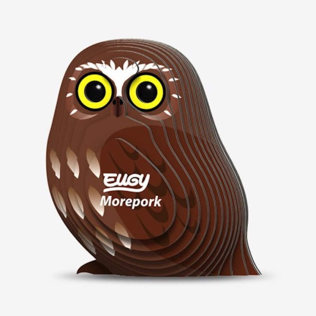 Sowa Ciemnolica - Eko Układanka 3D - Eugy