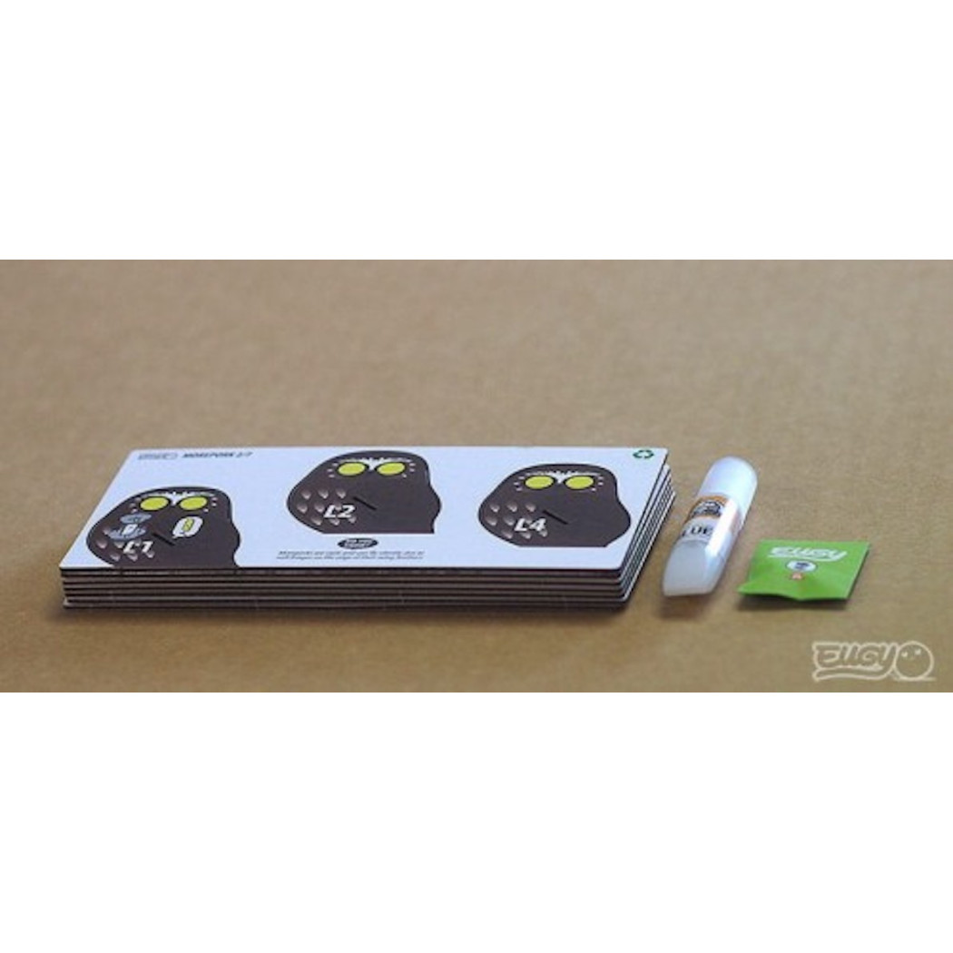 Sowa Ciemnolica - Eko Układanka 3D - Eugy