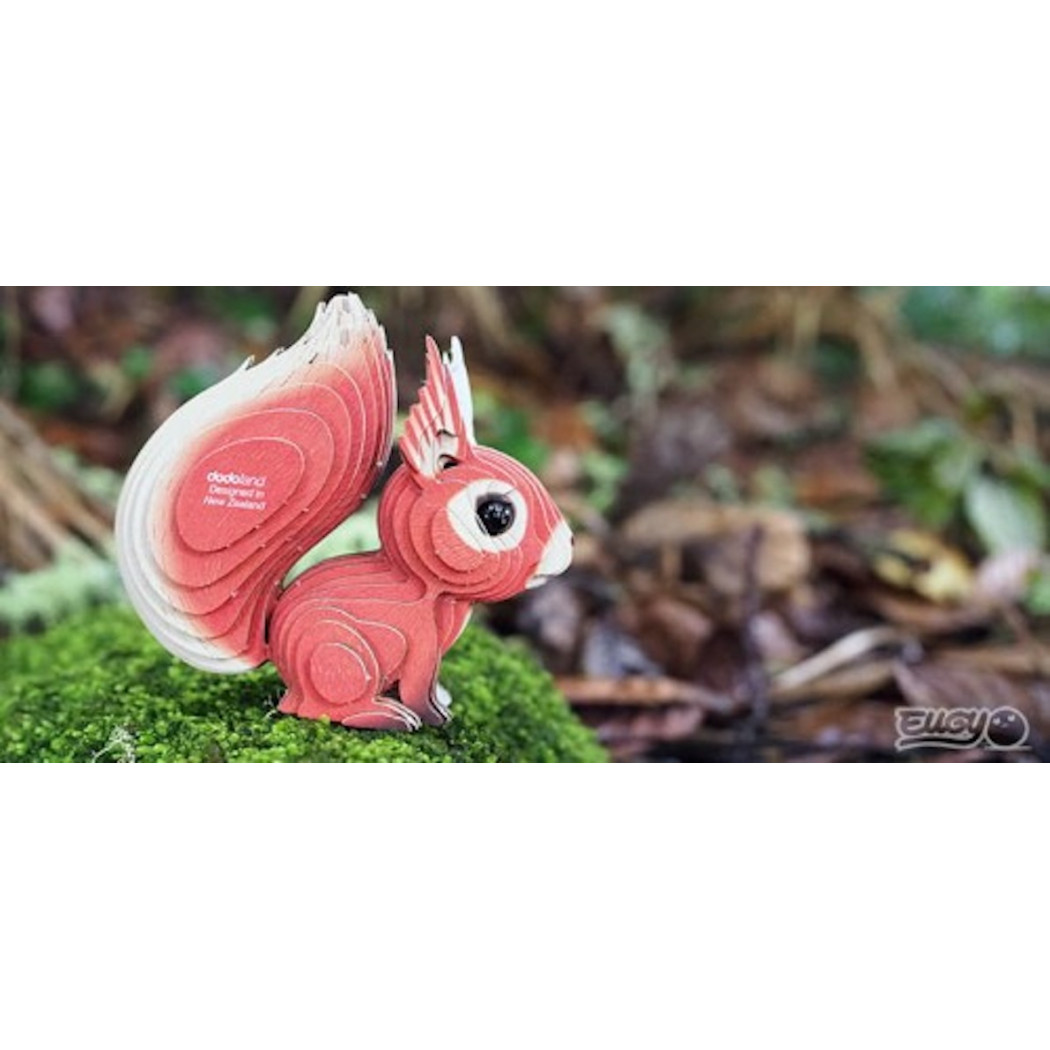 Wiewiórka - Eko Układanka 3D - Eugy