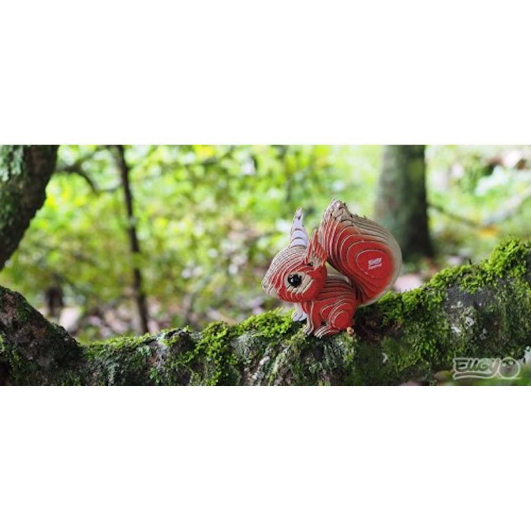 Wiewiórka - Eko Układanka 3D - Eugy