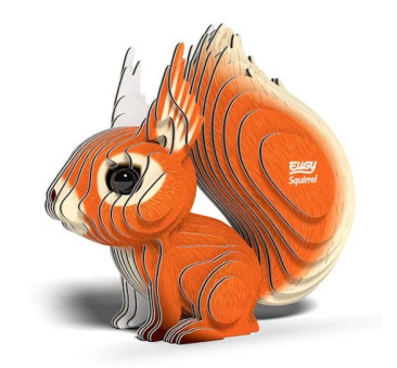 Wiewiórka - Eko Układanka 3D - Eugy