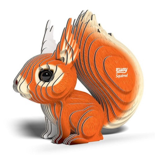 Wiewiórka - Eko Układanka 3D - Eugy