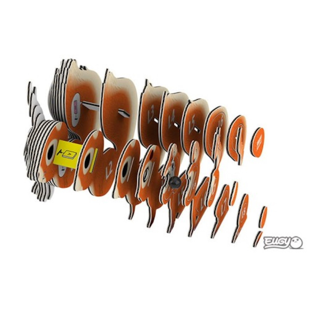 Wiewiórka - Eko Układanka 3D - Eugy