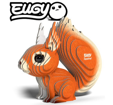 Wiewiórka - Eko Układanka 3D - Eugy