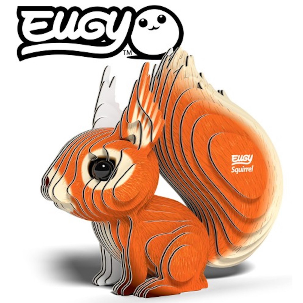 Wiewiórka - Eko Układanka 3D - Eugy