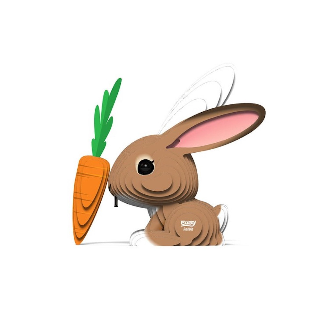 Królik - Eko Układanka 3D - Eugy