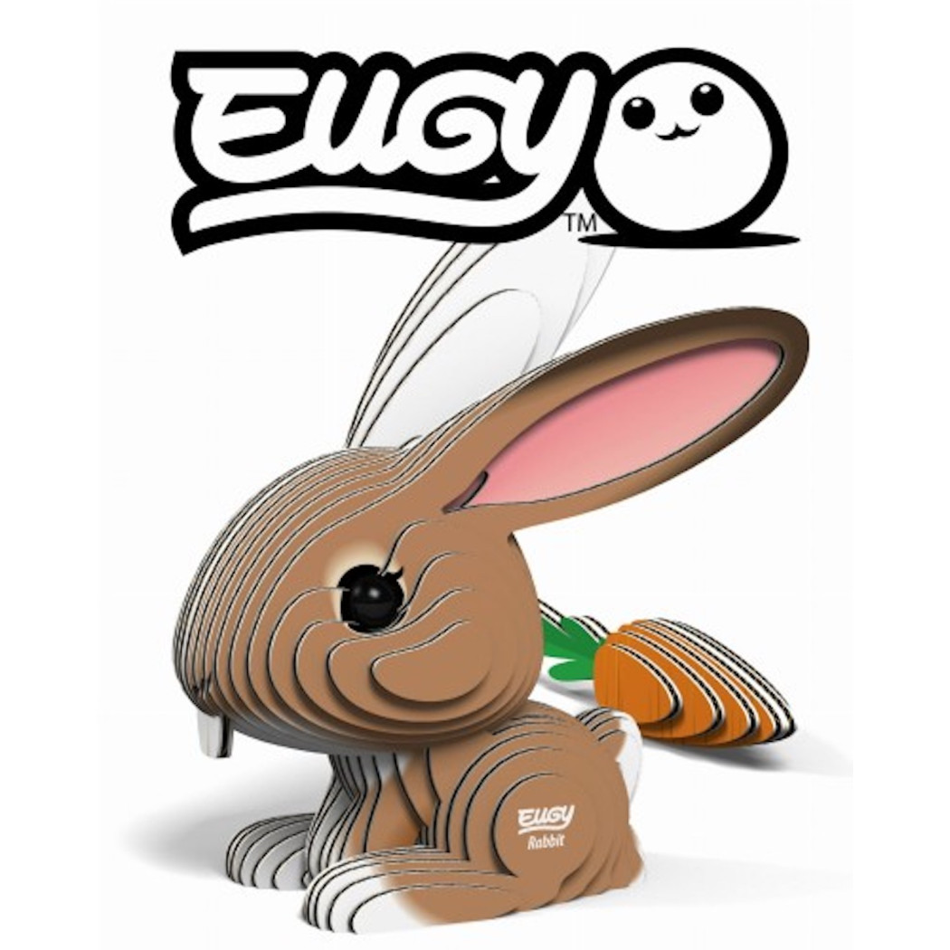 Królik - Eko Układanka 3D - Eugy