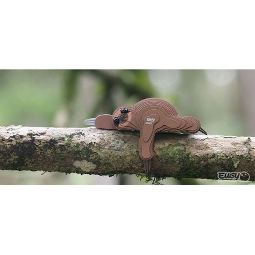 Leniwiec - Eko Układanka 3D - Eugy