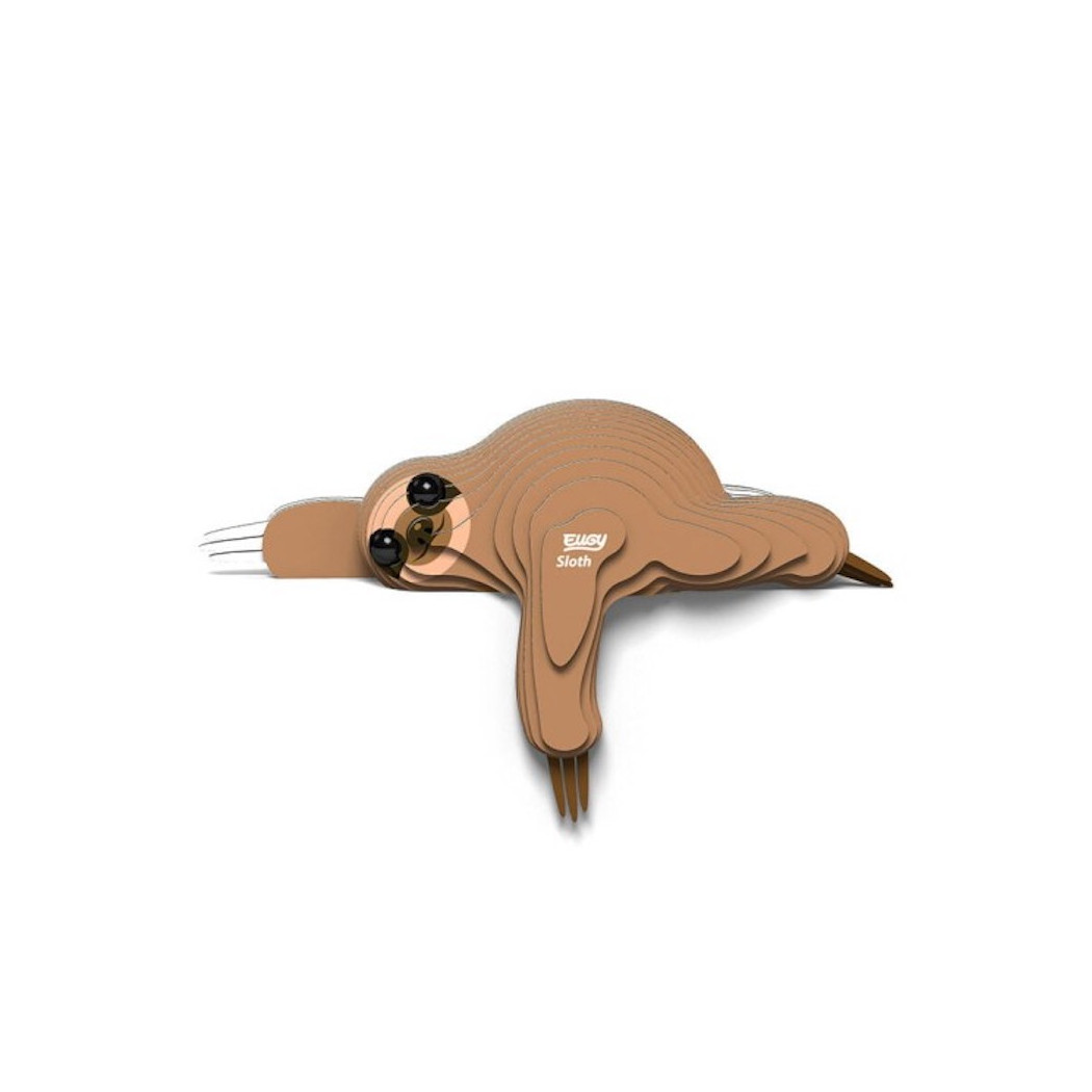 Leniwiec - Eko Układanka 3D - Eugy