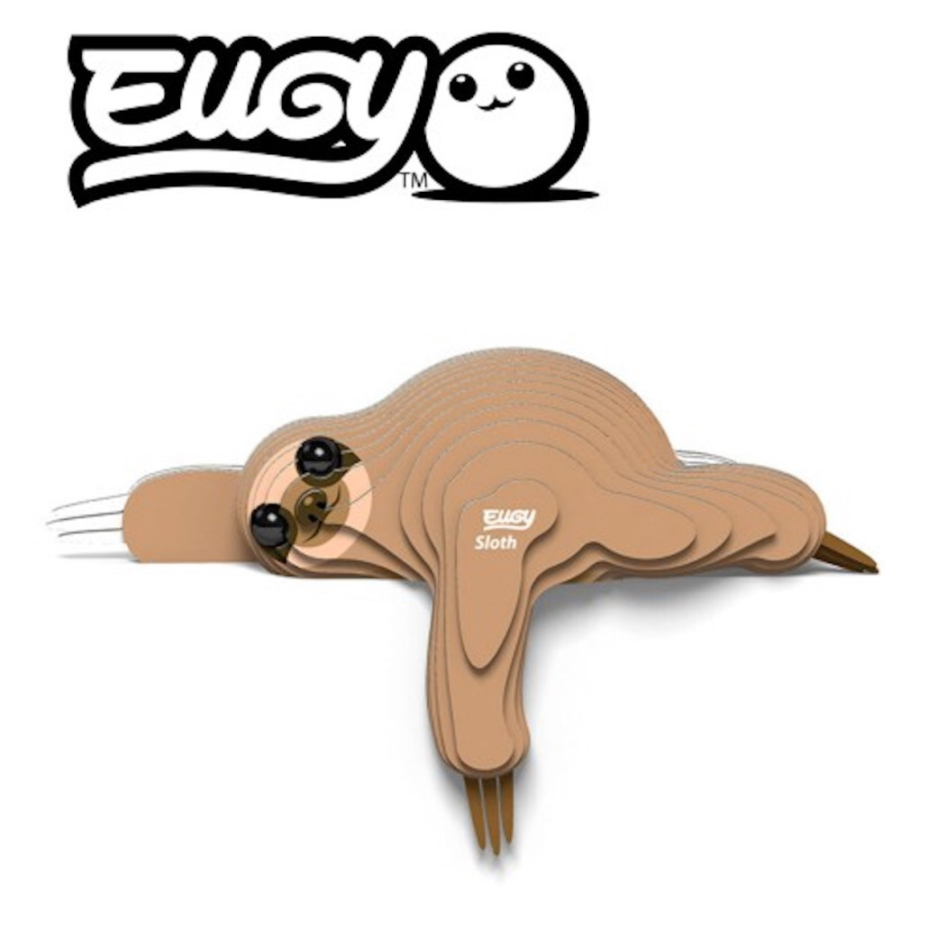 Leniwiec - Eko Układanka 3D - Eugy