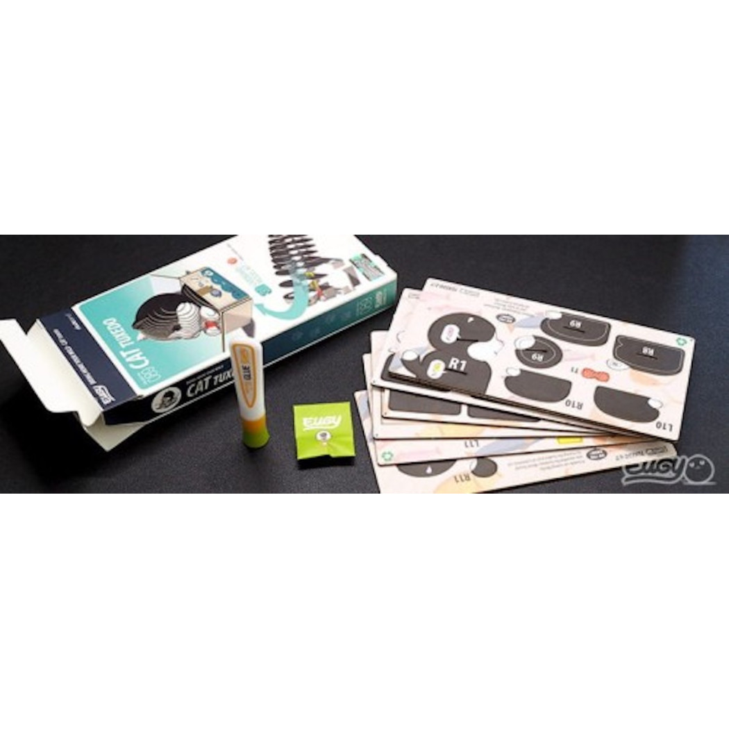 Kotek Tuxedo - Eko Układanka 3D - Eugy