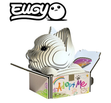 Kotek Syjamski Mocha - Eko Układanka 3D - Eugy