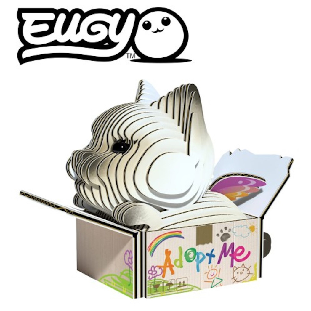 Kotek Syjamski Mocha - Eko Układanka 3D - Eugy