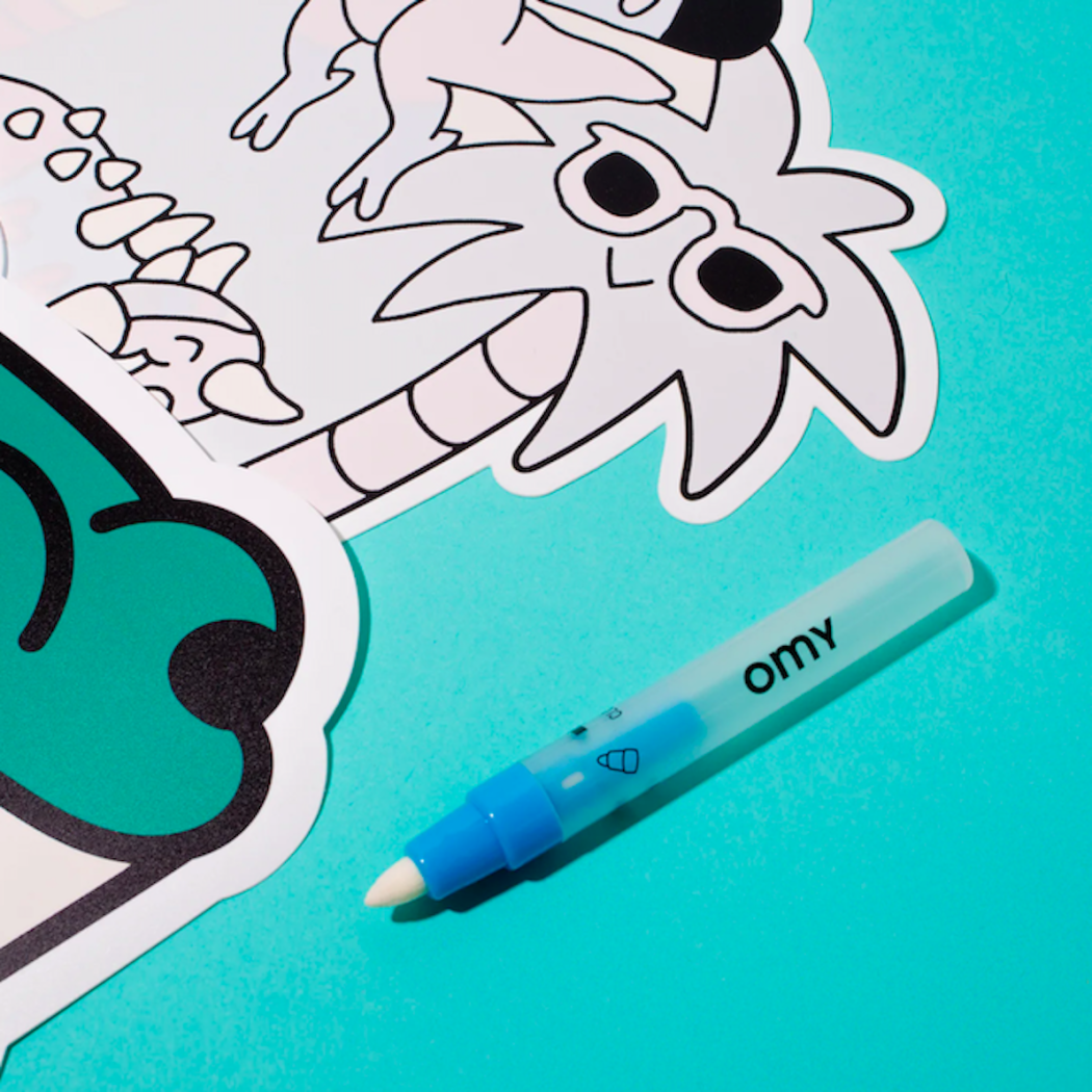 Dinozaury - Podkładki do Kolorowania na Stół - OMY