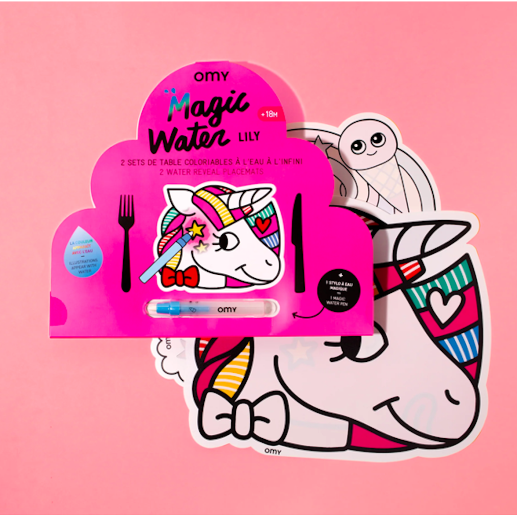 Jednorożce - Podkładki do Kolorowania na Stół - OMY