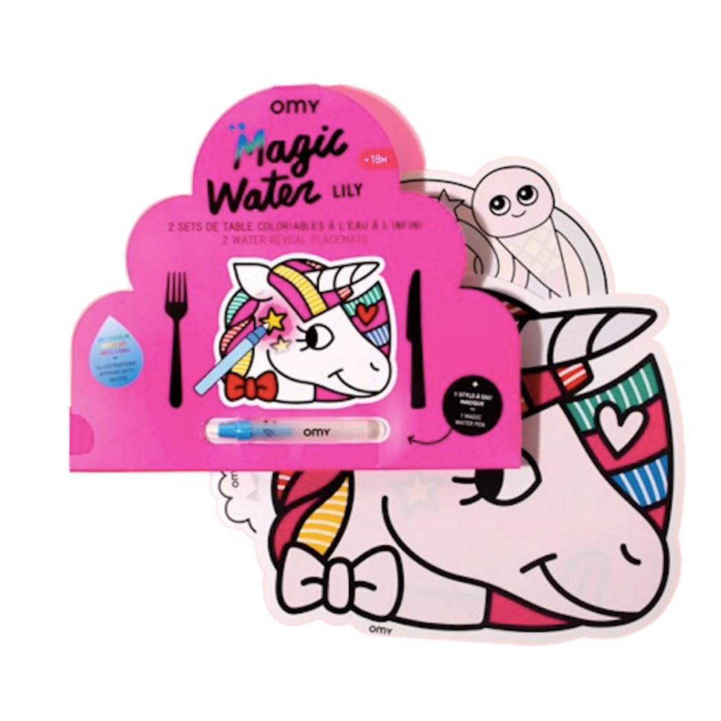 Jednorożce - Podkładki do Kolorowania na Stół - OMY