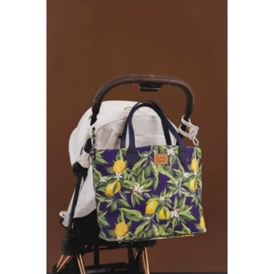 WYPRZEDAŻ Torba Dla Mamy Medium Zip - Positano By Night - Premium - La Millou Feeria