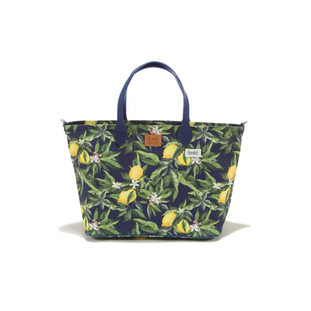 WYPRZEDAŻ Torba Dla Mamy Medium Zip - Positano By Night - Premium - La Millou Feeria