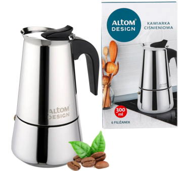 Kawiarka Stalowa 300 ml - Altom Design