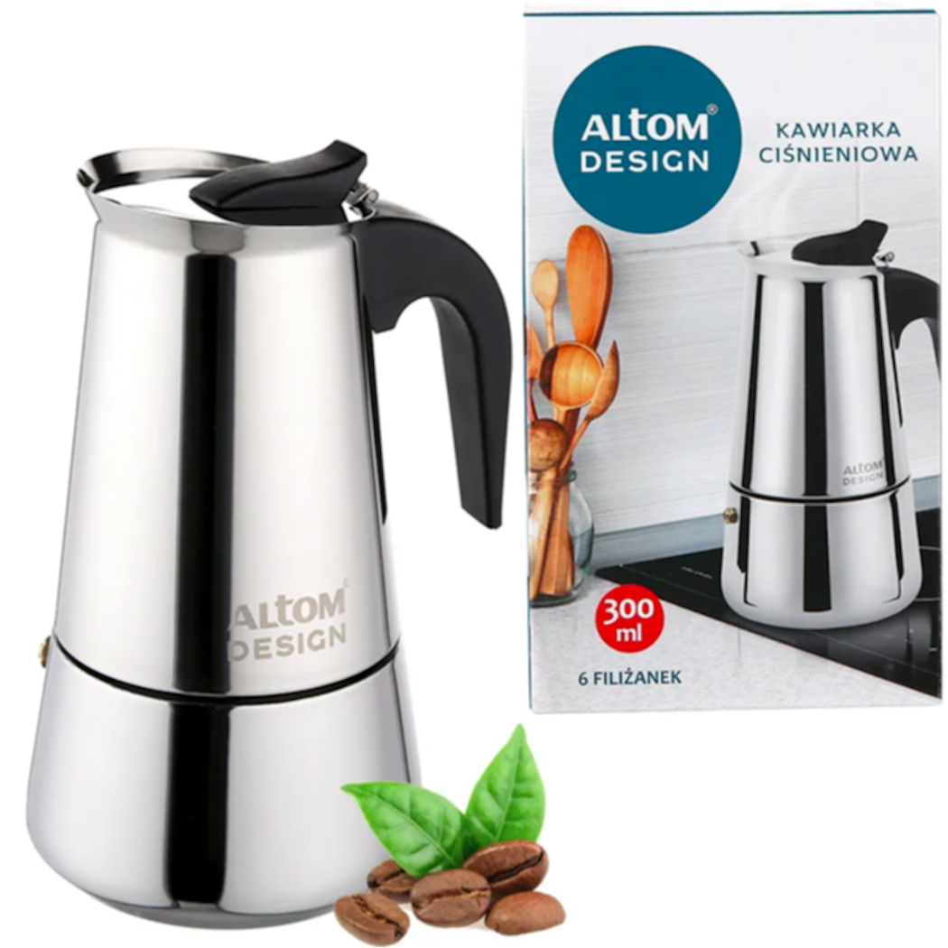 Kawiarka Stalowa 300 ml - Altom Design