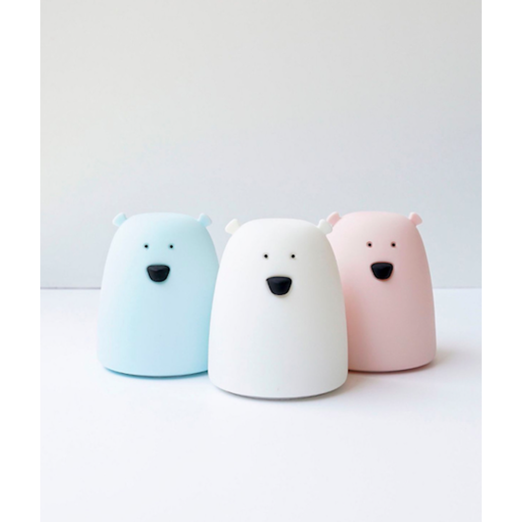 Biały Miś - Mała Lampka Silikonowa - Rabbit & Friends