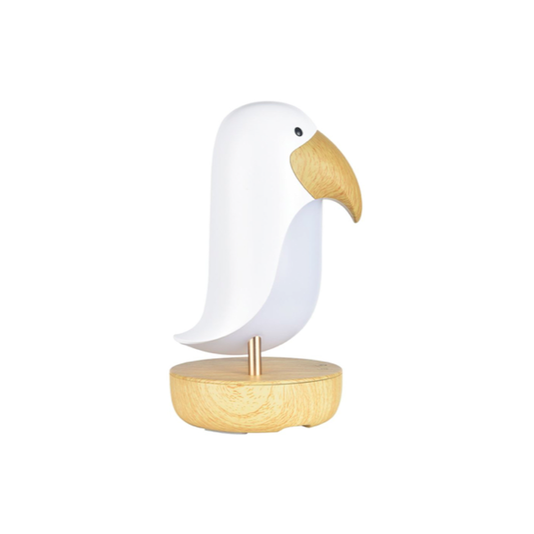 Biały Ptak Maskonur - Lampka z Głośnikiem - Rabbit & Friends