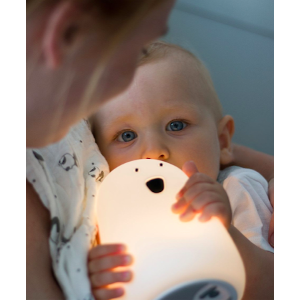 Biały Miś - Duża Lampka Silikonowa - Rabbit & Friends