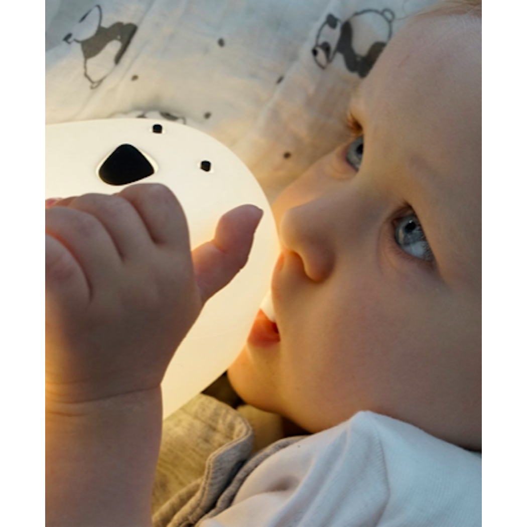 Biały Miś - Duża Lampka Silikonowa - Rabbit & Friends