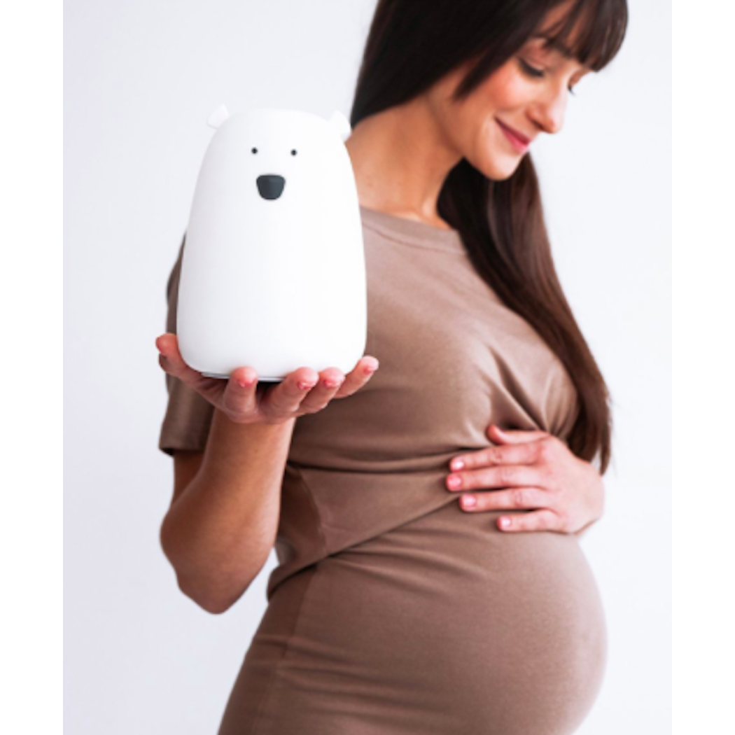 Biały Miś - Duża Lampka Silikonowa - Rabbit & Friends