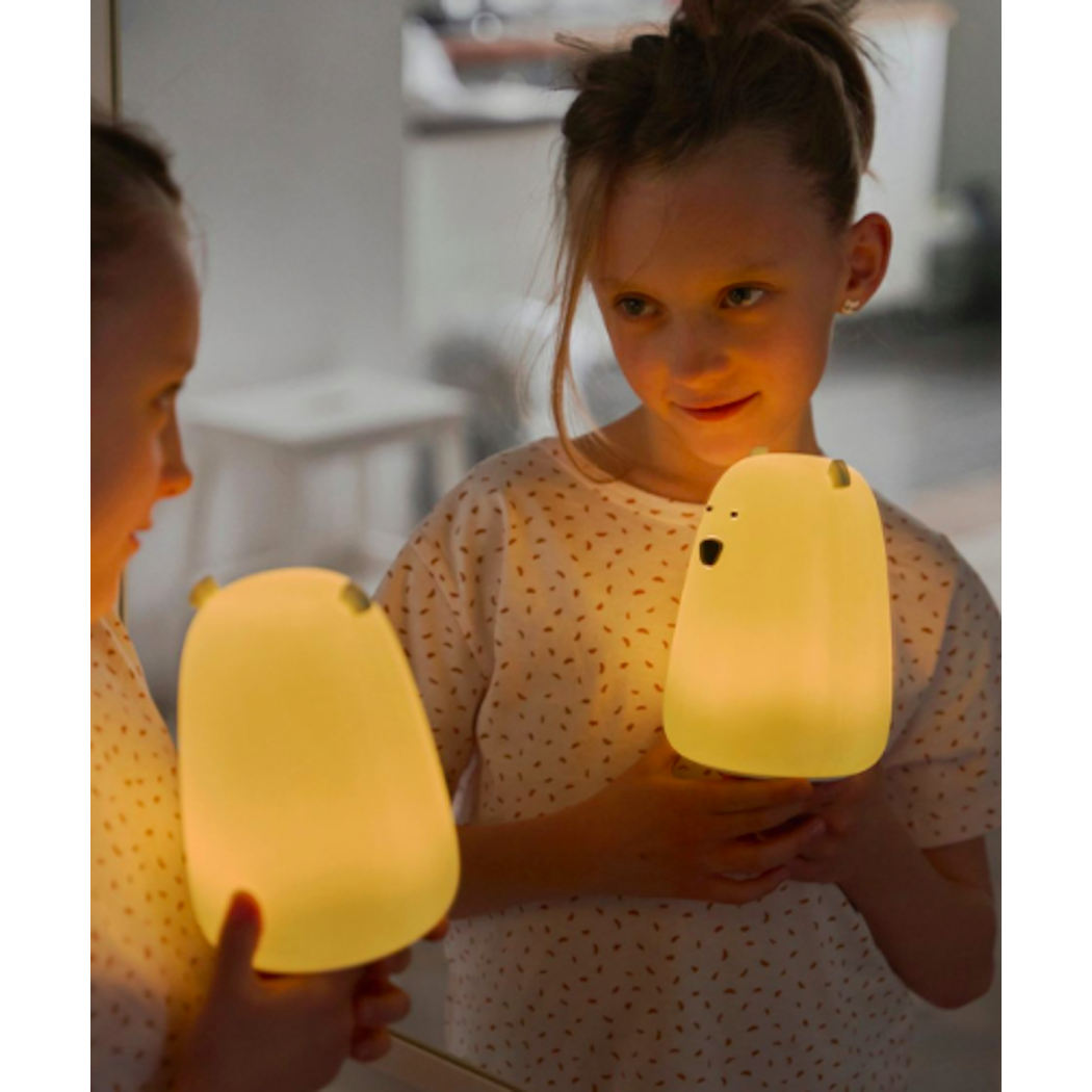 Szałwiowy Miś - Duża Lampka Silikonowa - Rabbit & Friends