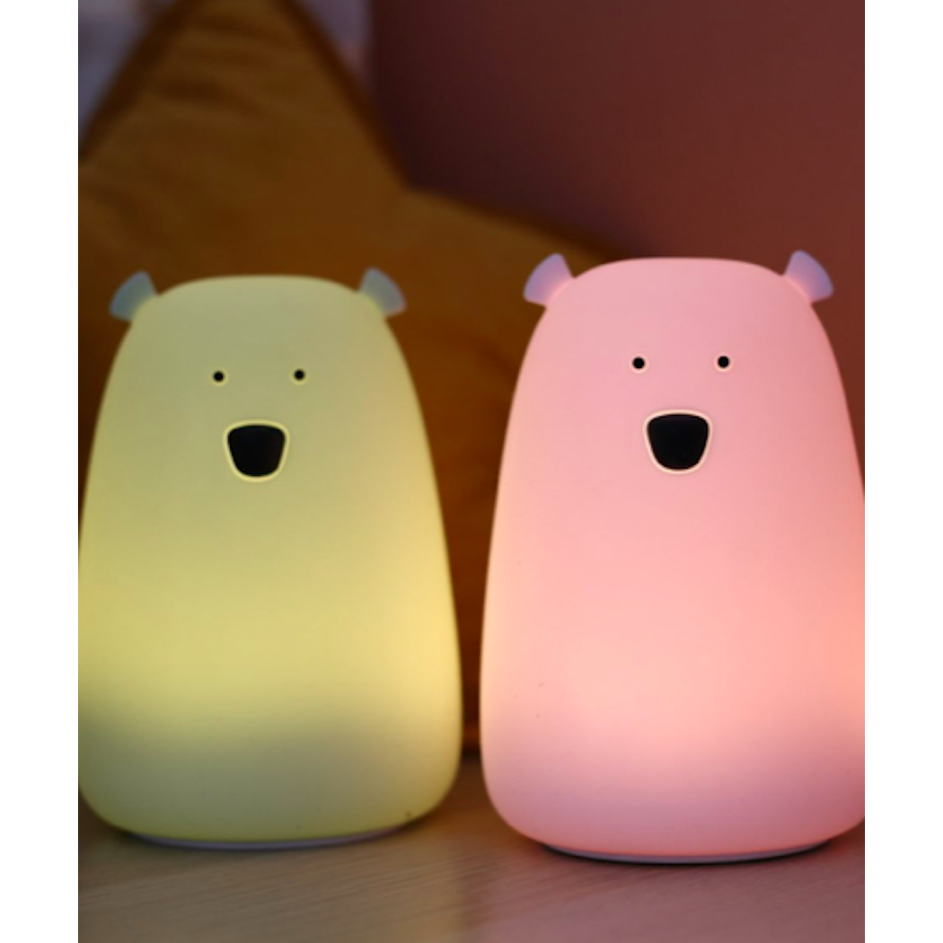 Szałwiowy Miś - Duża Lampka Silikonowa - Rabbit & Friends