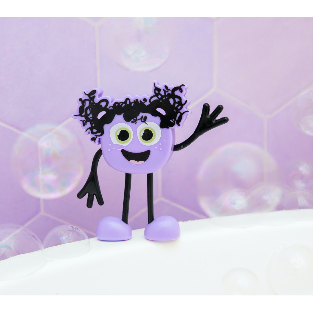 Postać Lumi oraz 2 kostki Sensoryczne Świecące w Wodzie - Kolor Fioletowy - Glo Pals