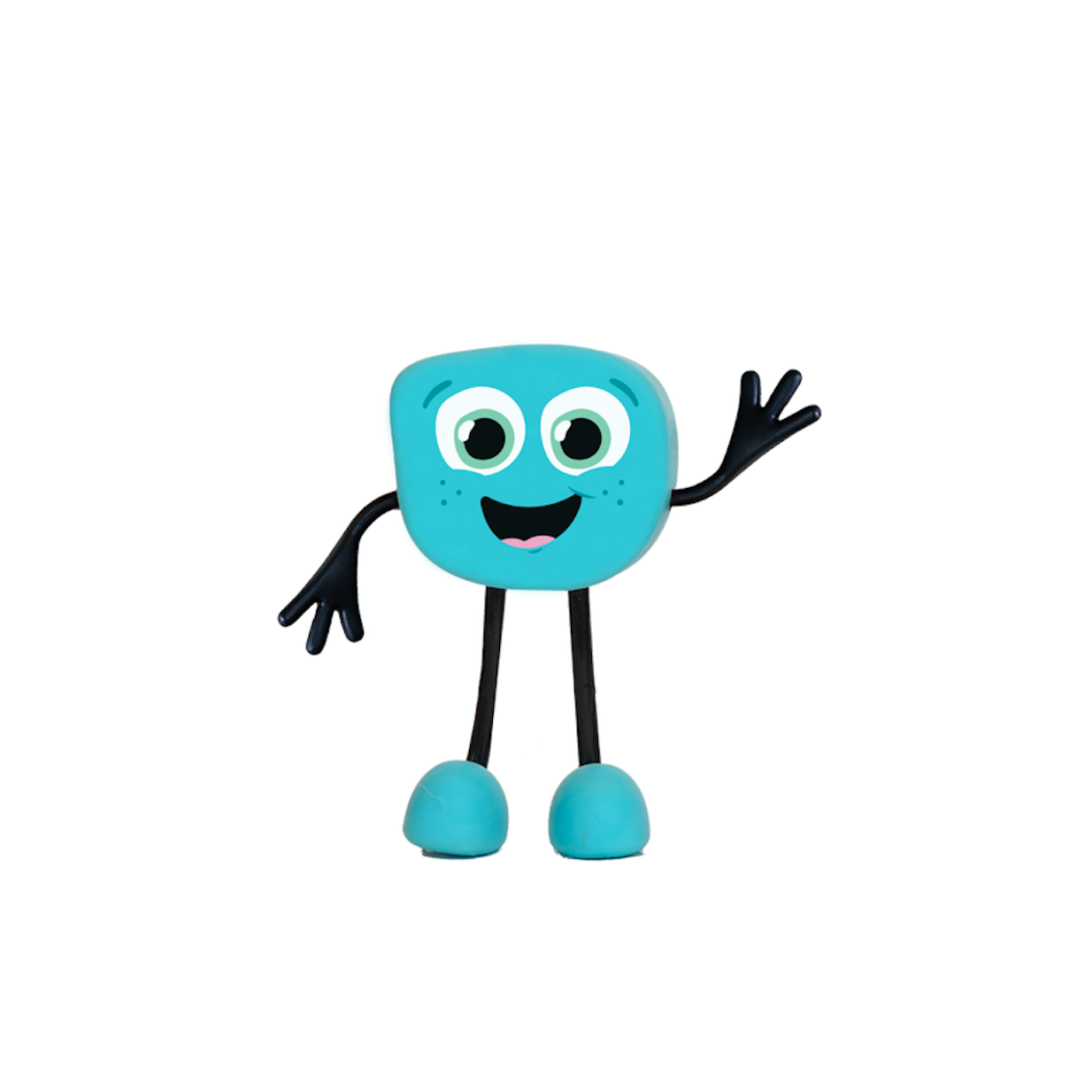 Postać Blair oraz 2 kostki Sensoryczne Świecące w Wodzie - Kolor Turkusowy - Glo Pals